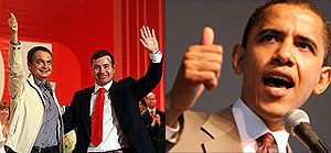 Zapatero, Tomás y Obama